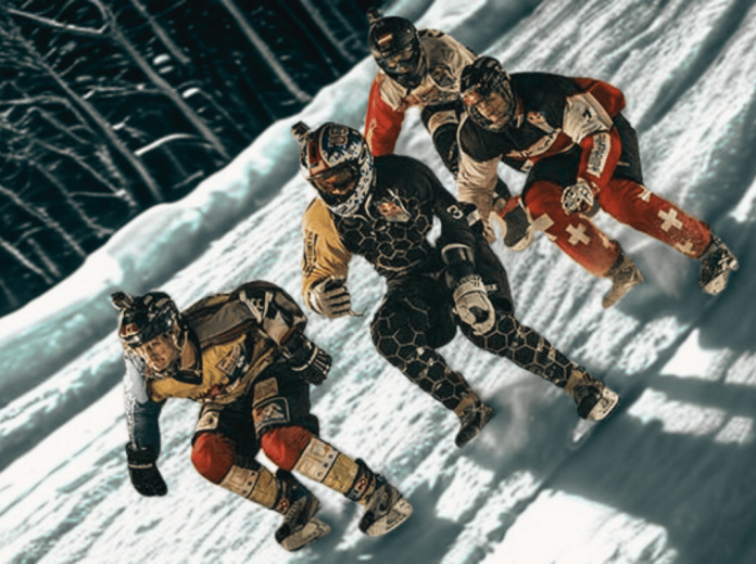 Ice cross downhill