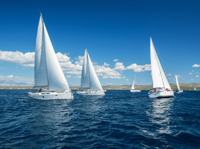 compétition de voile compétitive