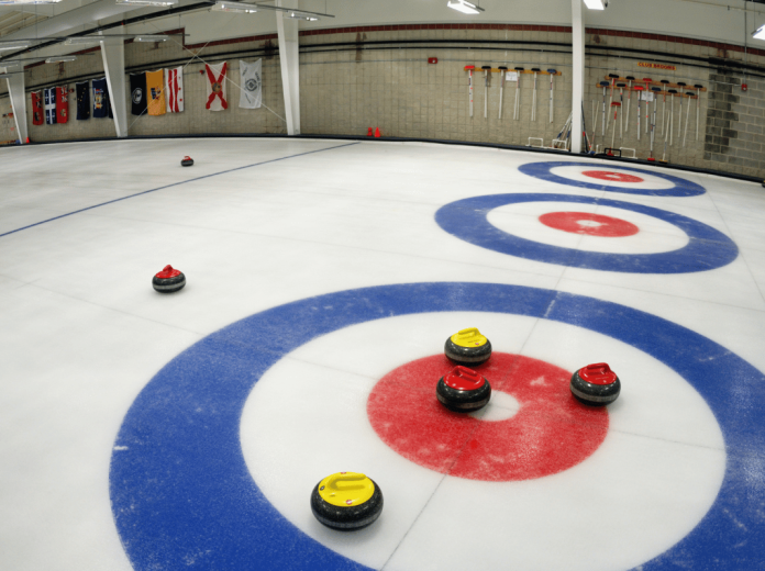 piste-curling piste de curling