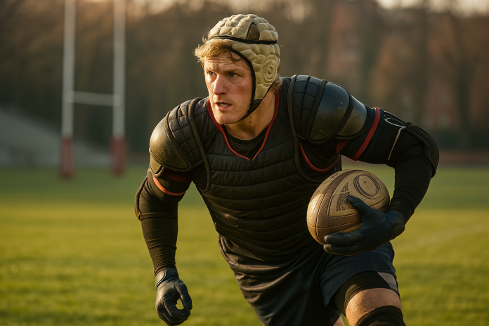 Gants de rugby et protections essentielles