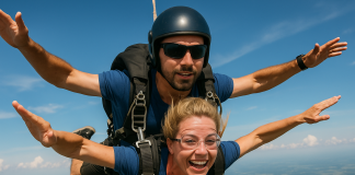Parachutisme débutant : sensations fortes garanties dès le premier saut Parachutisme